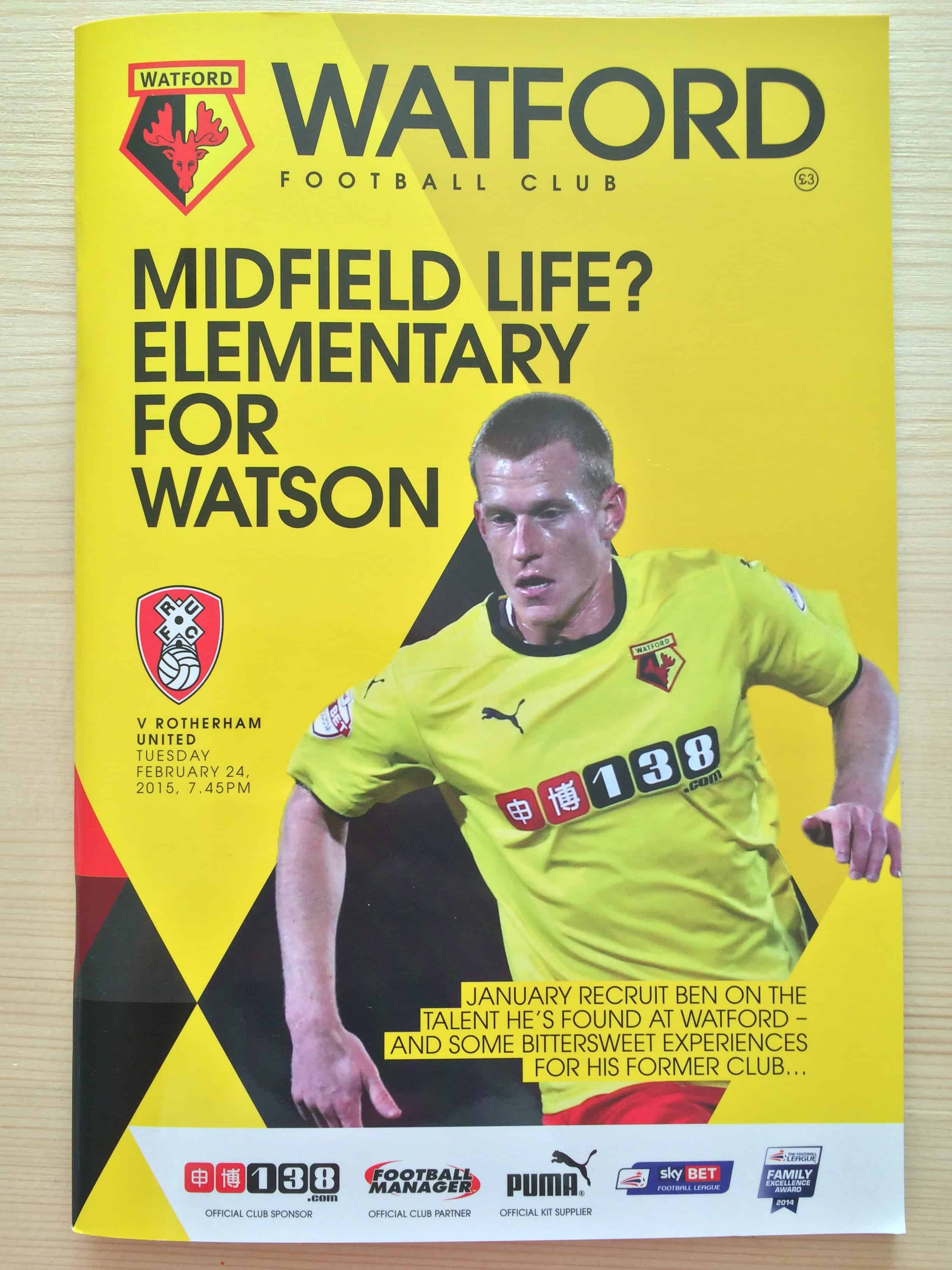 Watford FC v Rotherham United FC